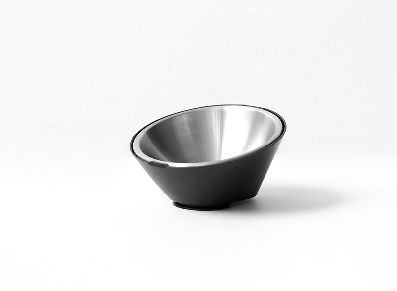 RoLock Pet Non-tipping Food Bowl (Stainless Steel) - Pet Bowls - Stainless Steel Silver