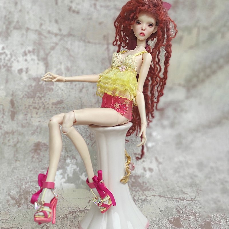 Outfit for bjd dolls. Shoes and set dress for Popovy Sisters dolls. - Kids' Toys - Other Materials 