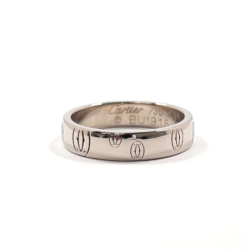 【日本直送 中古美品】9号 カルティエ CARTIER リング・指輪 ハッピーバースデー K18ホワイトゴールド シルバー BU1915 - 戒指 - 貴金屬 銀色