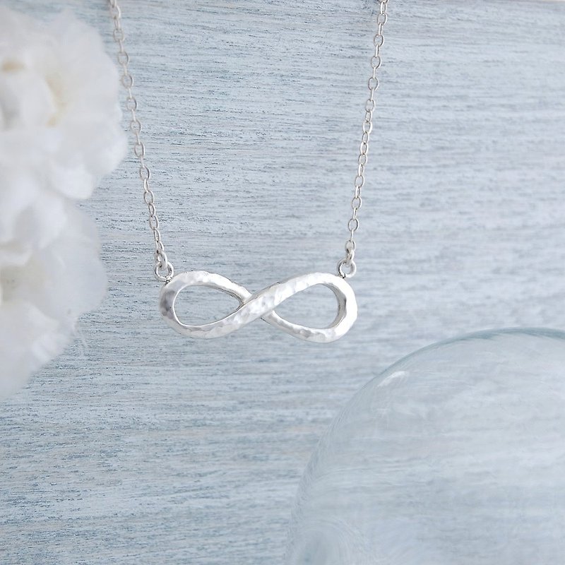 infinitas infinite extension-hand-forged version (Silver necklace) - สร้อยคอ - เงินแท้ 