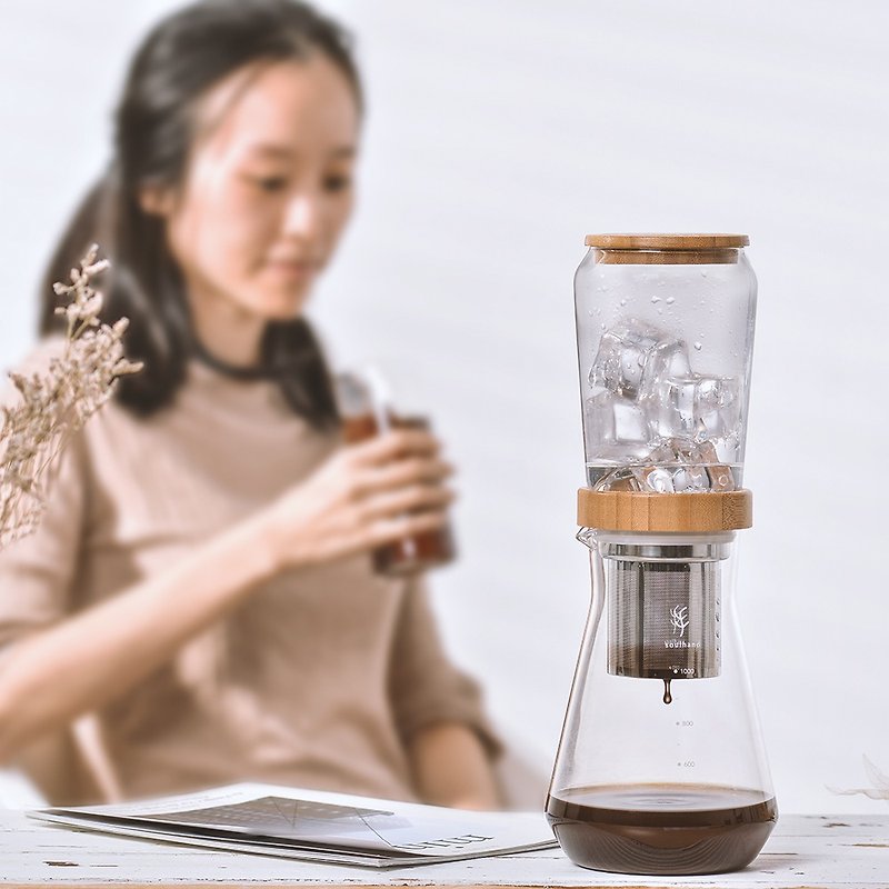 其他材質 咖啡壺/咖啡周邊 透明 - Soulhand 可調速冰滴咖啡壺+七件不鏽鋼起司刀