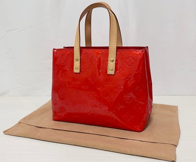 ルイヴィトン リード PM 赤 ヴェルニ 本物 Louis Vuitton ルイヴィトン
