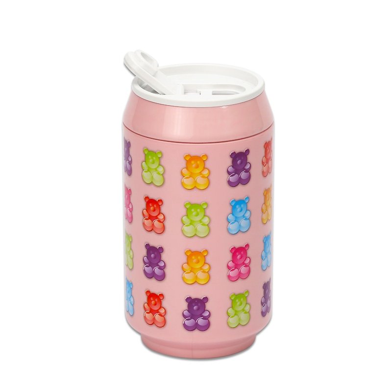 PLAStudio-ECO CAN-280ml-Gummy Bear-Made from Plant-Pink - Cups - Eco-Friendly Materials Pink