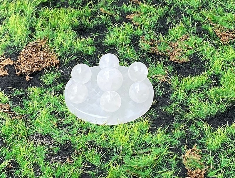 天然白幽靈七星陣 負能量清道夫 辦公室 風水 擺件 快速出貨 - 擺飾/家飾品 - 水晶 白色