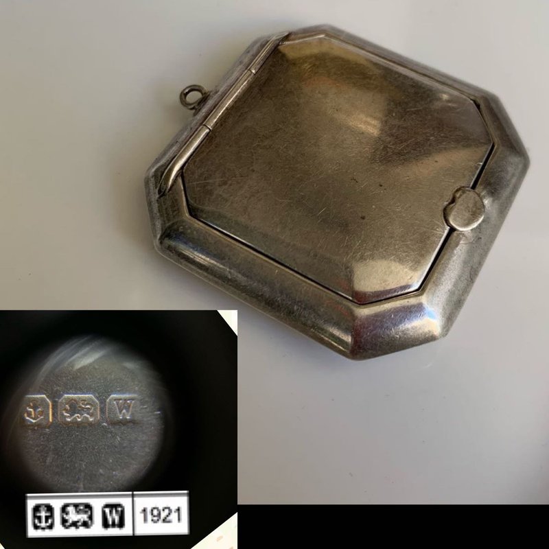 Vintage Birmingham 1921百年歷史銀飾品盒 - 其他 - 銀 