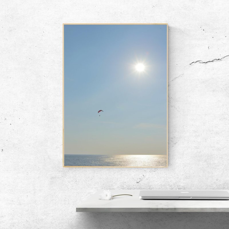 Fly in the Sky Poster A2 Size New Year's Interior Art Redecoration - Posters - Paper Blue