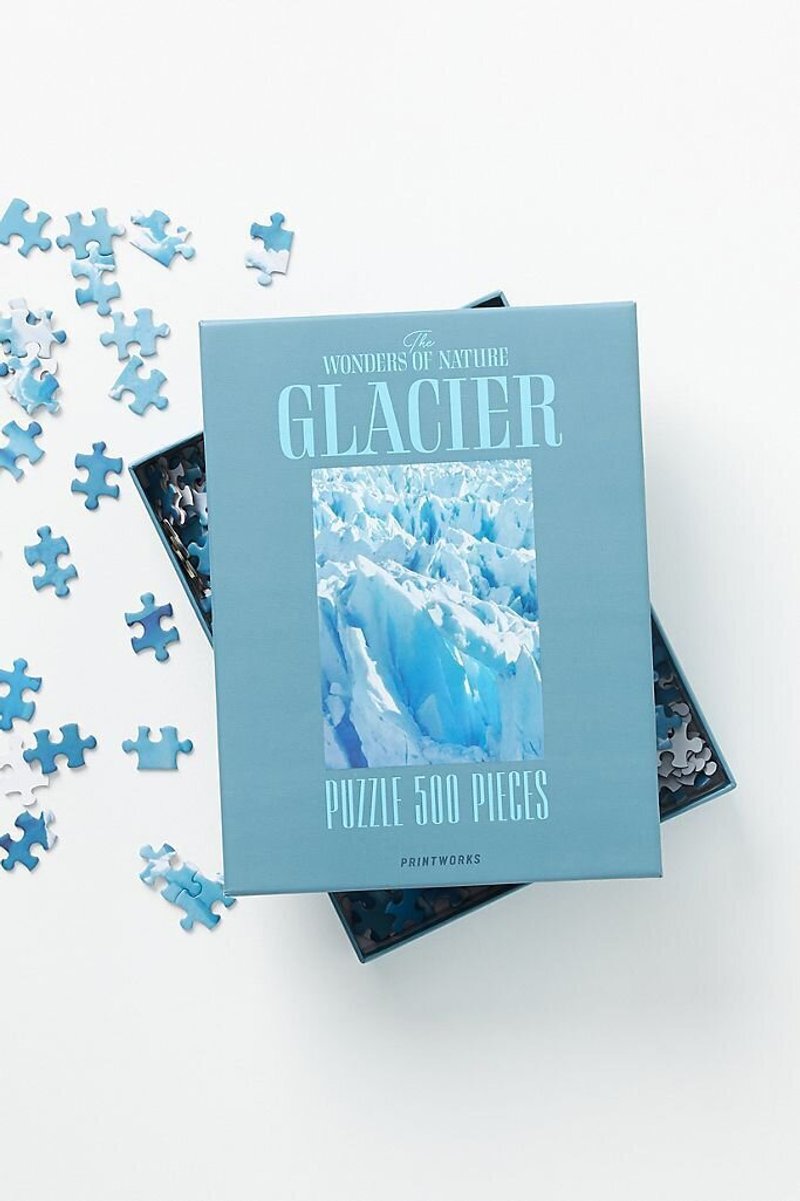 PRINTWORKS PUZZLE - GLACIER 冰川 拼圖 500塊 - 拼圖 - 其他材質 