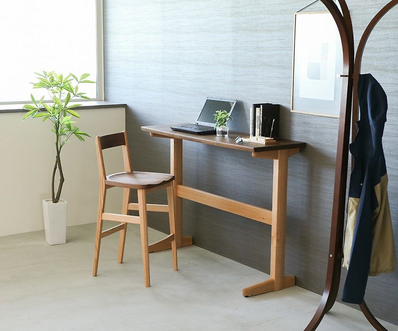Hida Furniture Ibata Interior Sign Counter Chair - เก้าอี้โซฟา - ไม้ สีนำ้ตาล