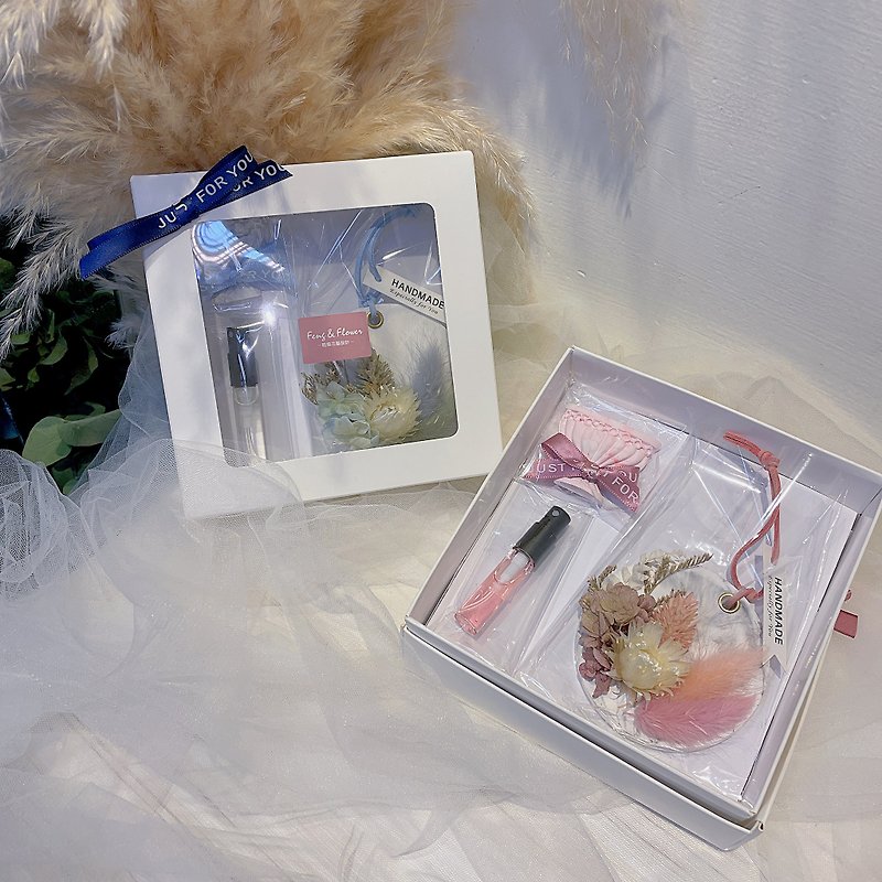FengFlower[Dry Flower Diffuse Stone Hanging Piece] Dry Flower/Valentine's Day/Birthday/Graduation/Gift - ช่อดอกไม้แห้ง - พืช/ดอกไม้ 