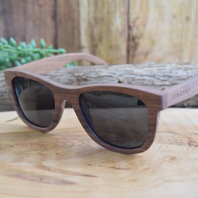 EINBAND Wood Sunglasses / Walnut - サングラス - 木製 ブラウン