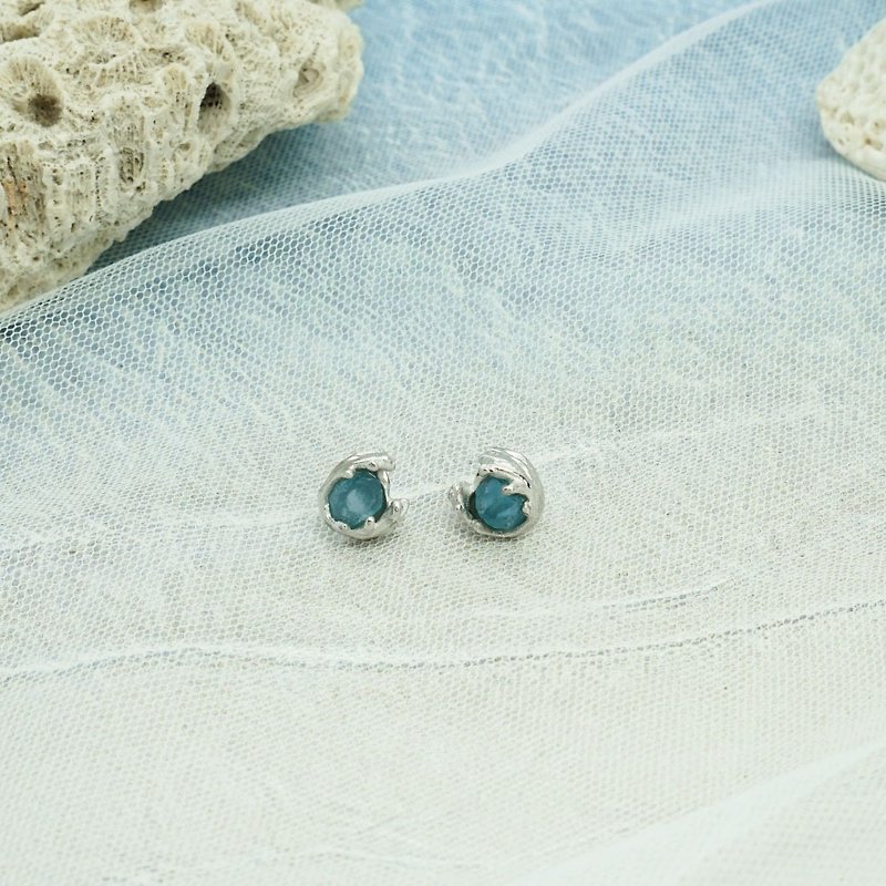 Wave Earrings - Earrings & Clip-ons - Semi-Precious Stones Silver