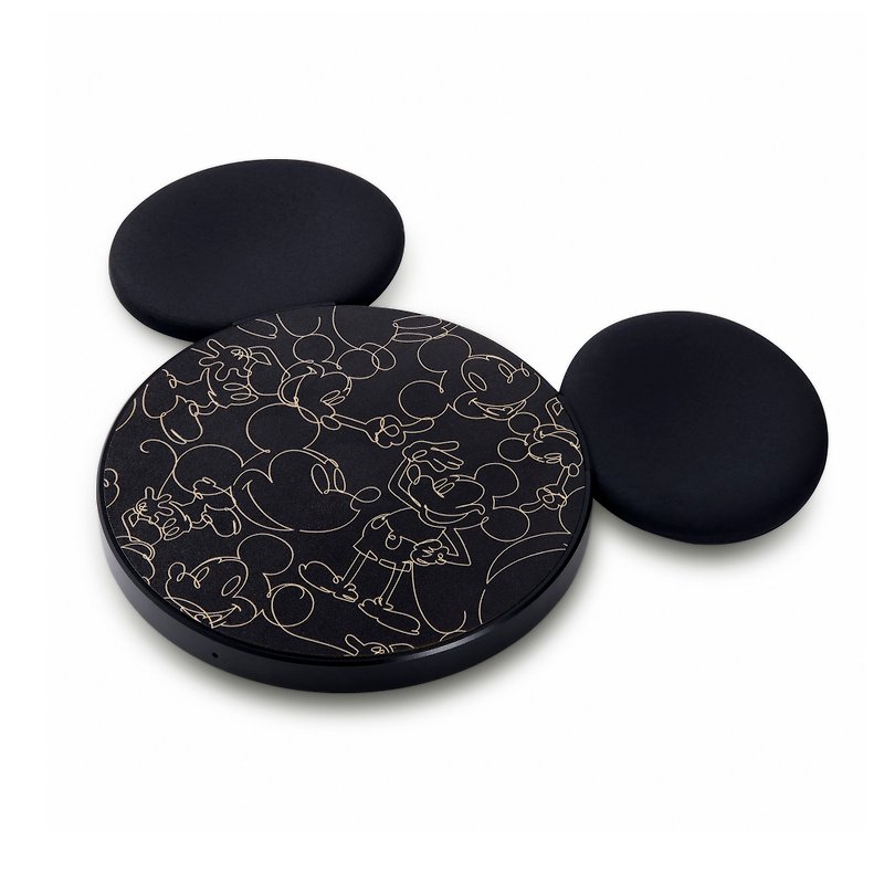 InfoThink Mickey 90th Anniversary Series Wireless Charging Block (Fashion) - แกดเจ็ต - เครื่องประดับ สีทอง