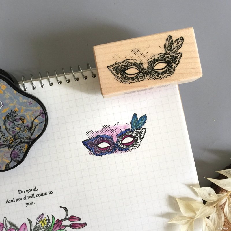 楓木印章-嘉年華眼罩 CT-1825 - 印章/印台 - 木頭 