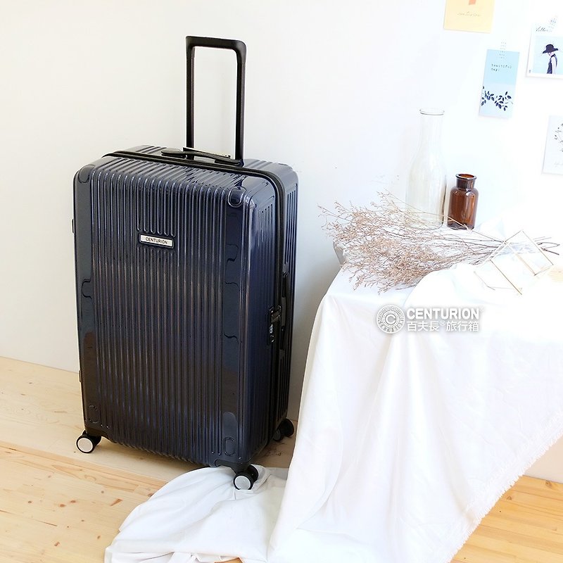 [CENTURION] 29-inch Geneva blue suitcase with zipper - กระเป๋าเดินทาง/ผ้าคลุม - วัสดุอื่นๆ สีน้ำเงิน