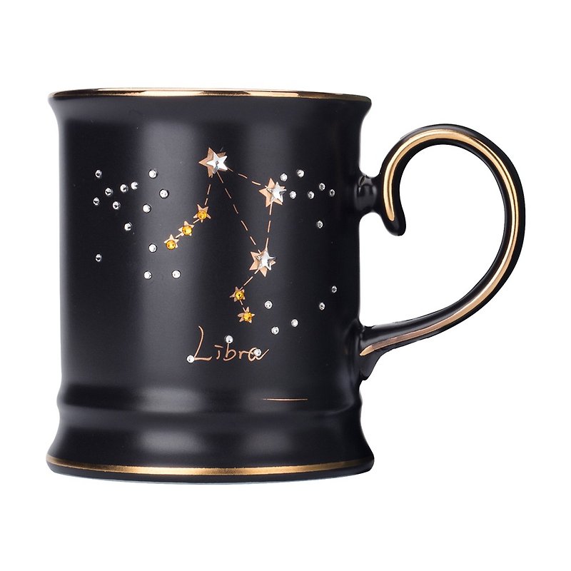 [JOYYE] Swarovski Stars 12 Constellation Series Mug - Libra - Mugs - Porcelain 