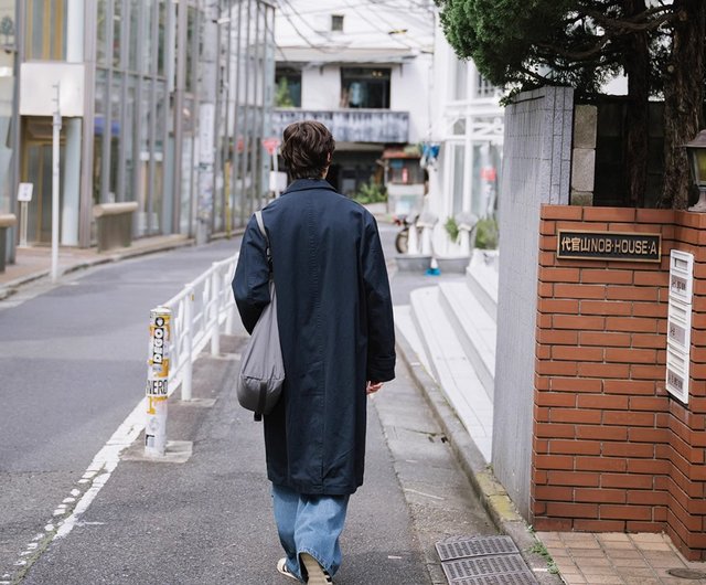 日本製ヴィンテージ風 ダブルブレストトレンチコート - ショップ 有時