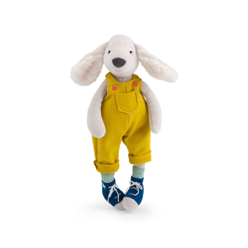 法國 Moulin Roty 小狗皮魯37cm - 寶寶/兒童玩具/玩偶 - 聚酯纖維 多色