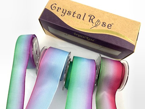 Crystal Rose Ribbon 緞帶專賣 DIY輕鬆折折/手作緞帶玫瑰禮盒/海洋之星