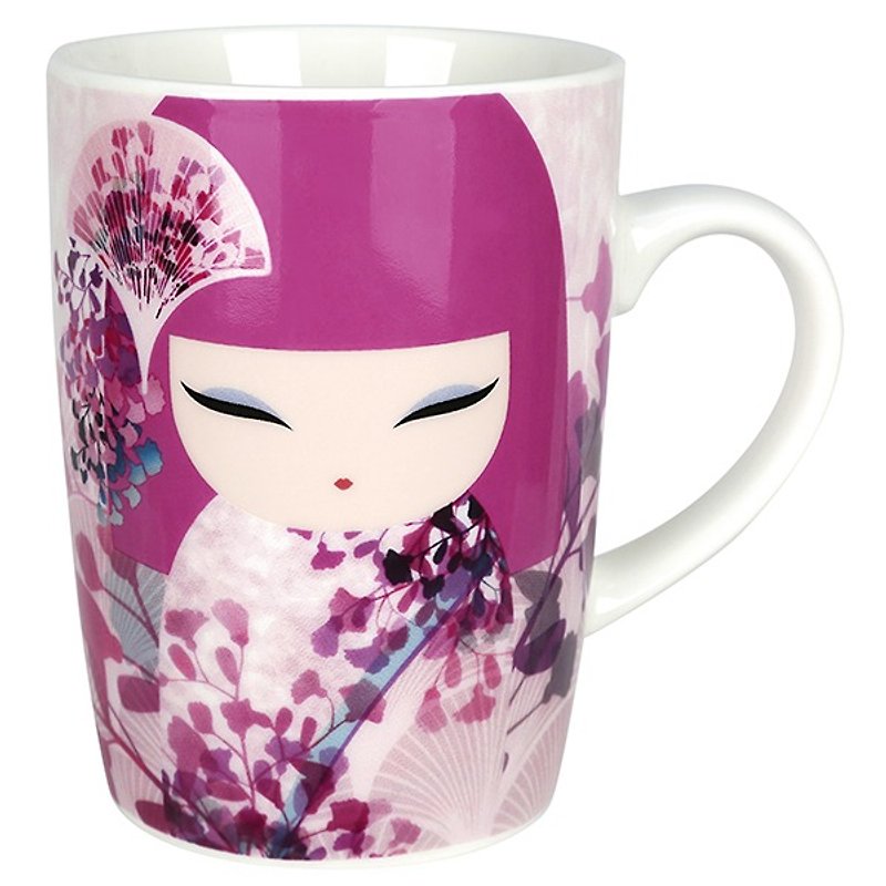 Kimmidoll and Fu doll Makoto/Mug - Mugs - Pottery Pink