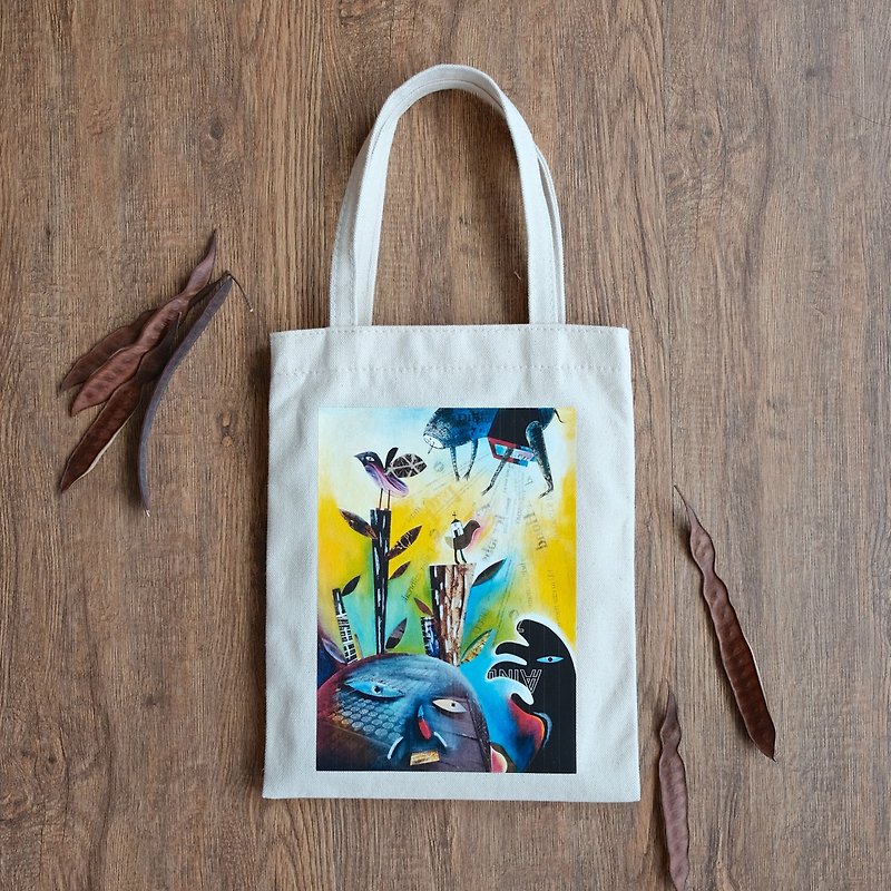 Canvas bag - Handbags & Totes - Cotton & Hemp White