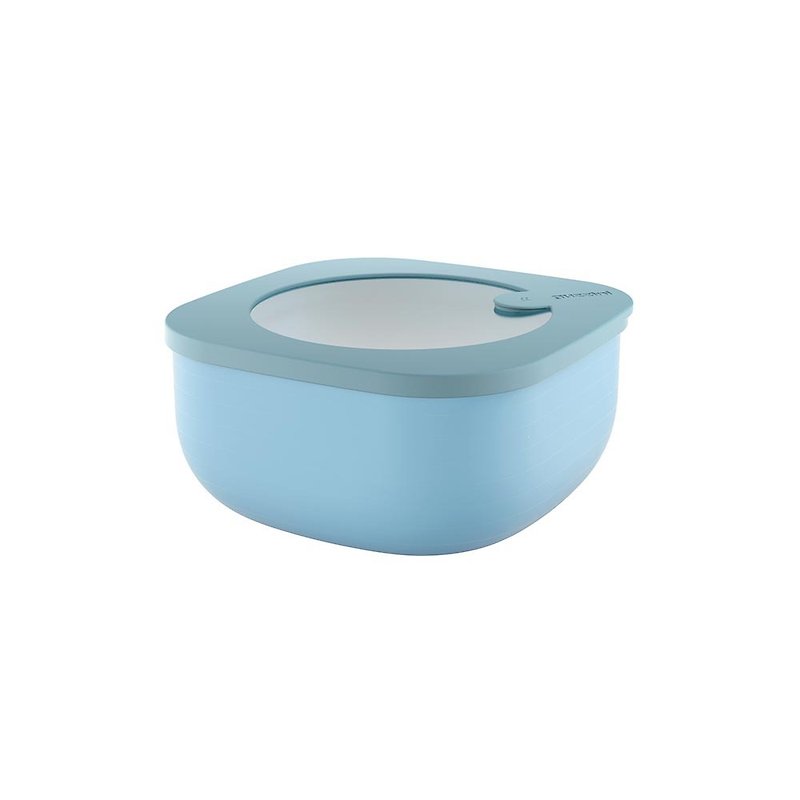 975 ML萬用保鮮盒-水藍(淺款/中) - 便當盒/飯盒 - 塑膠 藍色