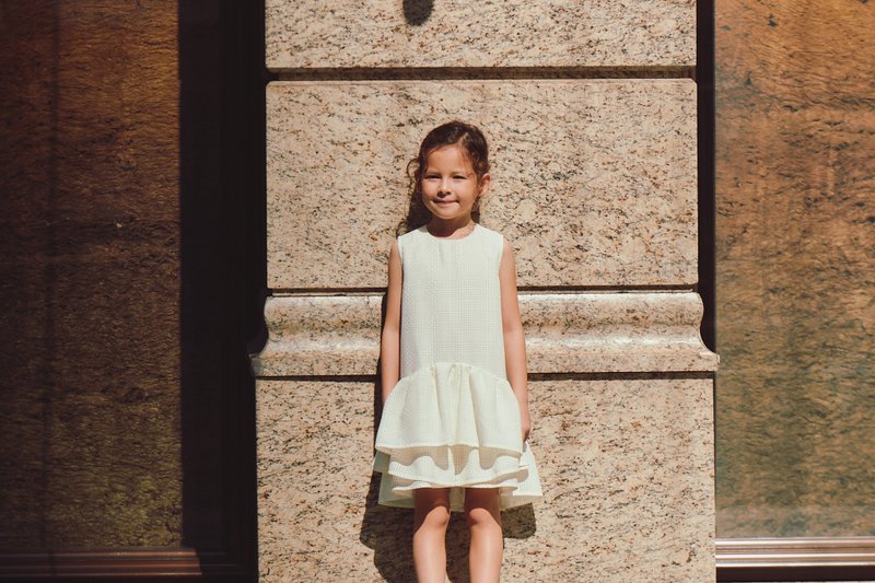 Luxury Series-Breeze Dance Dress - Kids' Dresses - Cotton & Hemp White