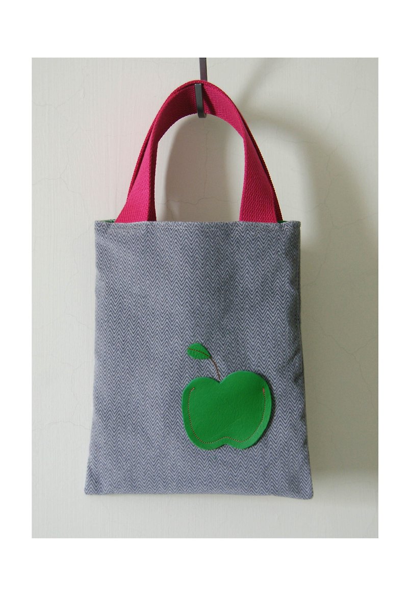 綠蘋果散步小袋 - 手提包/手提袋 - 其他材質 