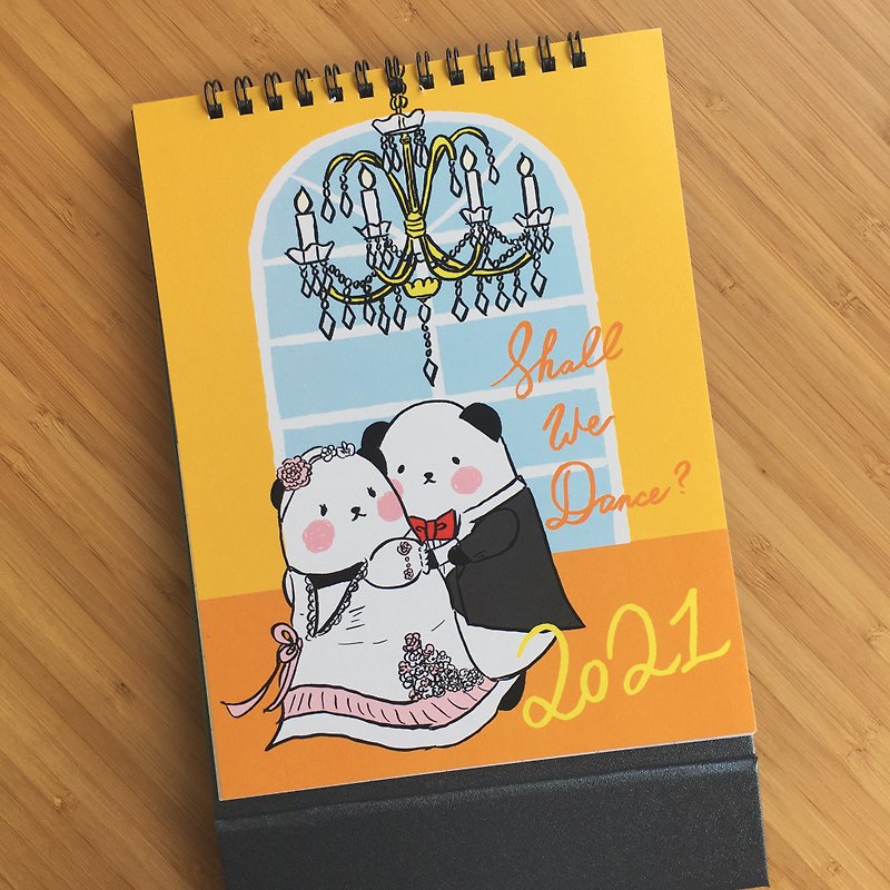 2021 Panda Calendar Shall We Dance? - Calendars - Paper 