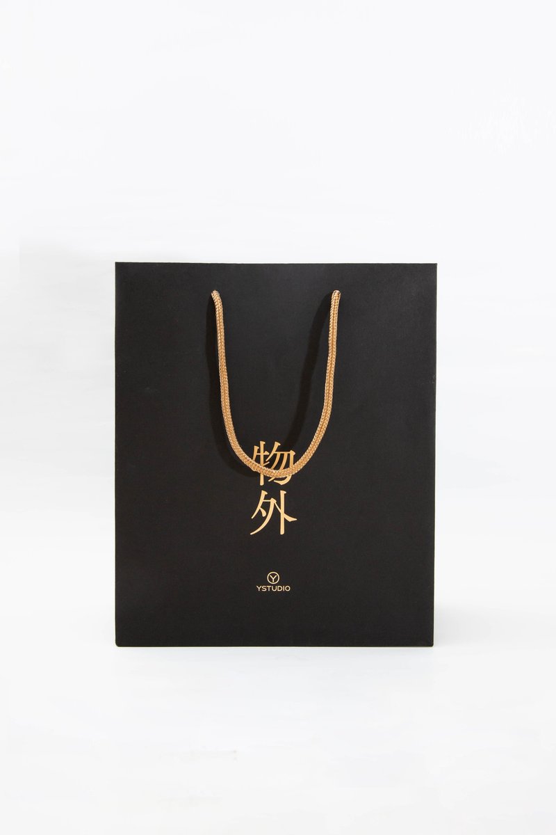 【Gift bag】Wuwai YSTUDIO brand bag - Storage & Gift Boxes - Paper Black