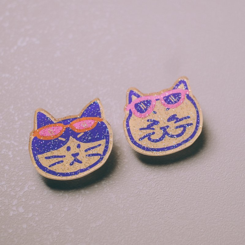 閃亮壓克力小夾子二入組 - 其他 - 壓克力 多色