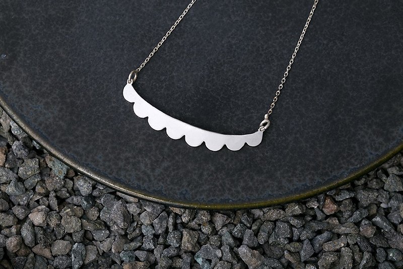 Misstache N.8 925 Silver Necklace - Chokers - Sterling Silver White