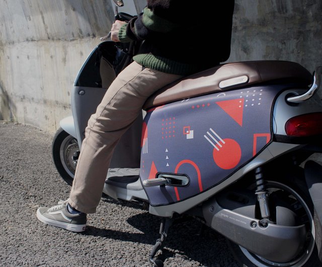 電気自動車の傷防止車のカバー カラフルな幾何学的なイエローの車のカバー 身体保護カバー 防水車のカバー ショップ Smalldream Pinkoi