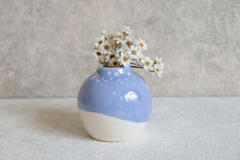 バレンタインデーの花器ギフトボックス - 花瓶・植木鉢 - 陶器 ブルー