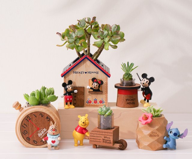 プーさんカートポット] ディズニー多肉植物鉢 | 植物は含まれていませ