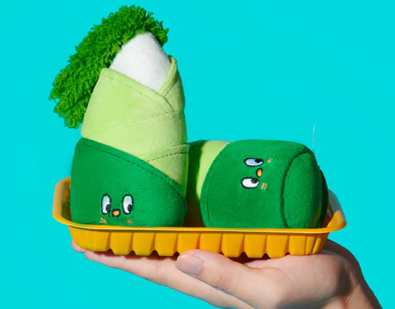 【 小綠筍】寵物發聲陪伴/磨牙耐咬玩具 - 貓/狗玩具 - 其他材質 綠色