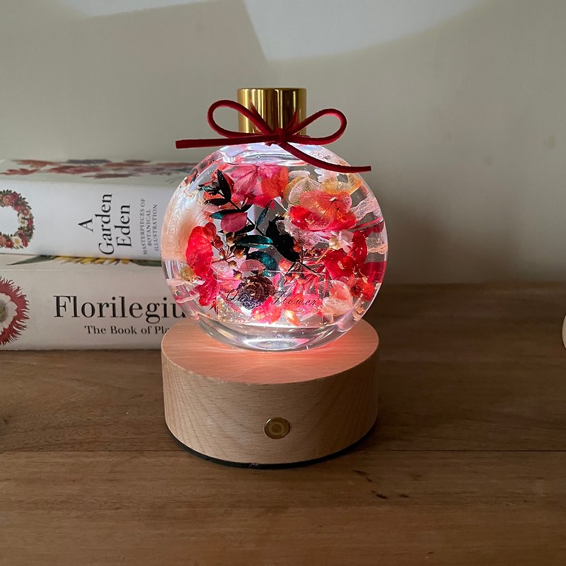 Mother's Day Flower Gift/Floating Flower Night Light/Floating Flower/Dried Flower/Eternal Flower/Packaging/Rechargeable - Dried Flowers & Bouquets - Plants & Flowers 