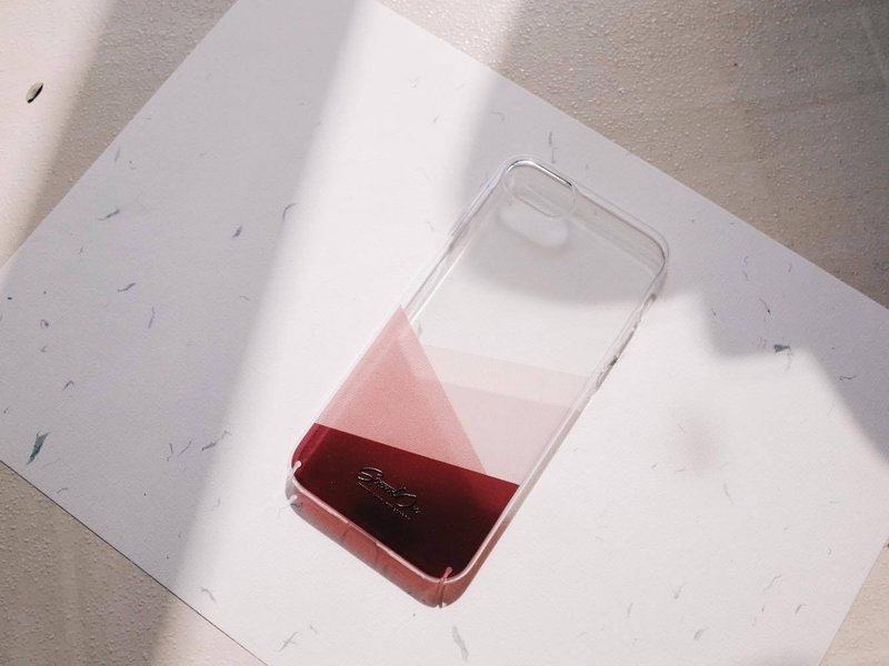 | StandOn | Classic Thread Phone Case - Carmine 原創車線質感手機殼 - 手機殼/手機套 - 塑膠 紅色