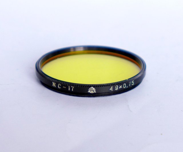 今週のおすすめ製品 ZhS-17 49mm イエロー レンズ フィルター 49.5x0.75 49x0,75 パーツ