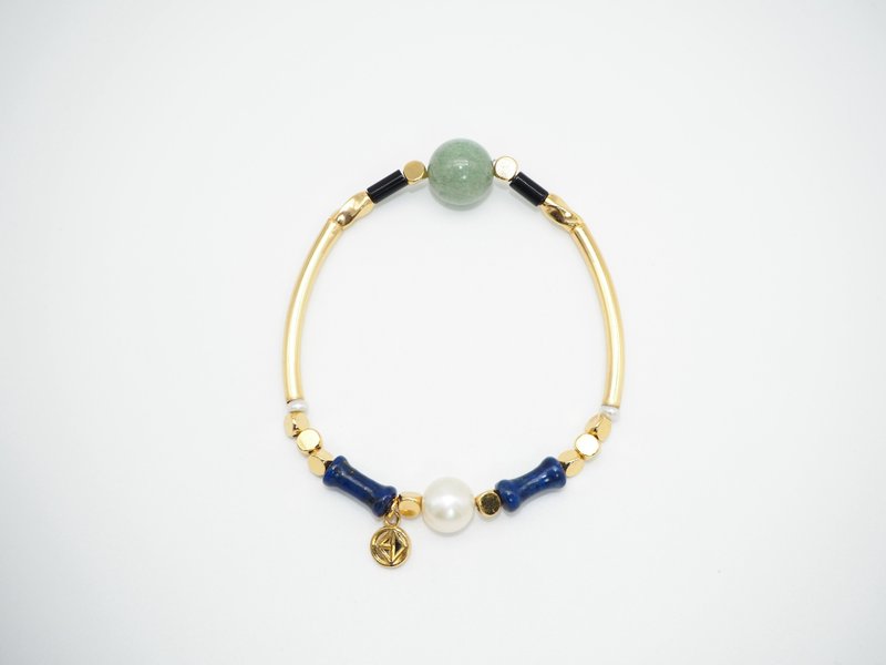 Sang Ok Egypt - natural stone bracelet - Lapis - สร้อยข้อมือ - เครื่องเพชรพลอย 