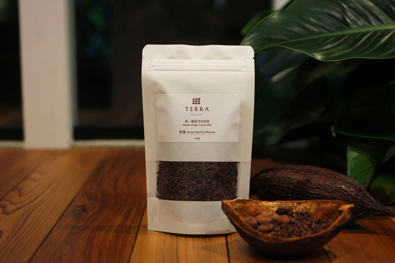 單一產區可可豆碎 (Cocoa nibs) - 堅果 - 新鮮食材 咖啡色