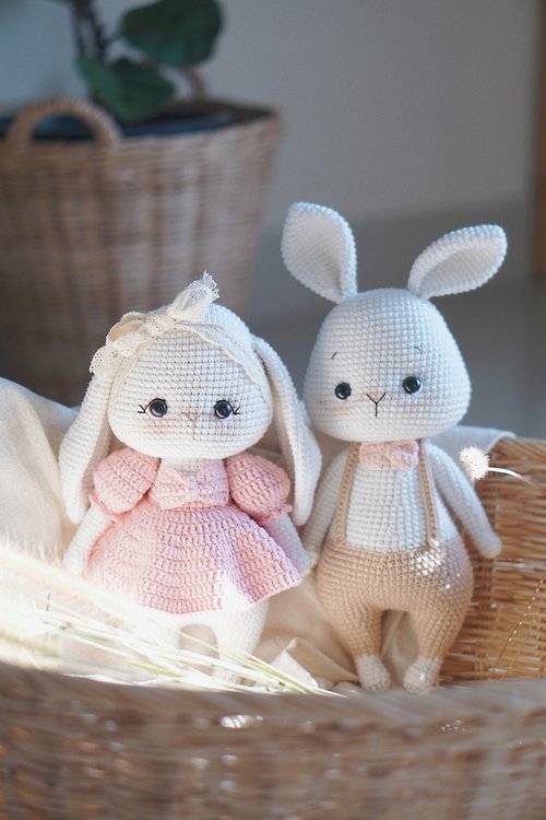 namsompan Digital Download - PDF | Crochet amigurumi pattern wedding rabbit