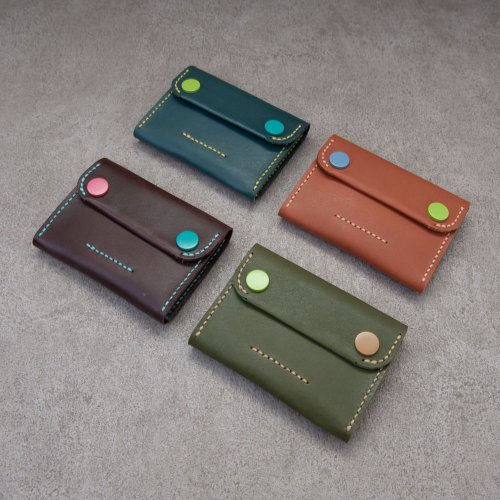 Be Two 手工皮件工作坊 機械人錢包 錢包 名片 卡套 票卡 零錢 card holder