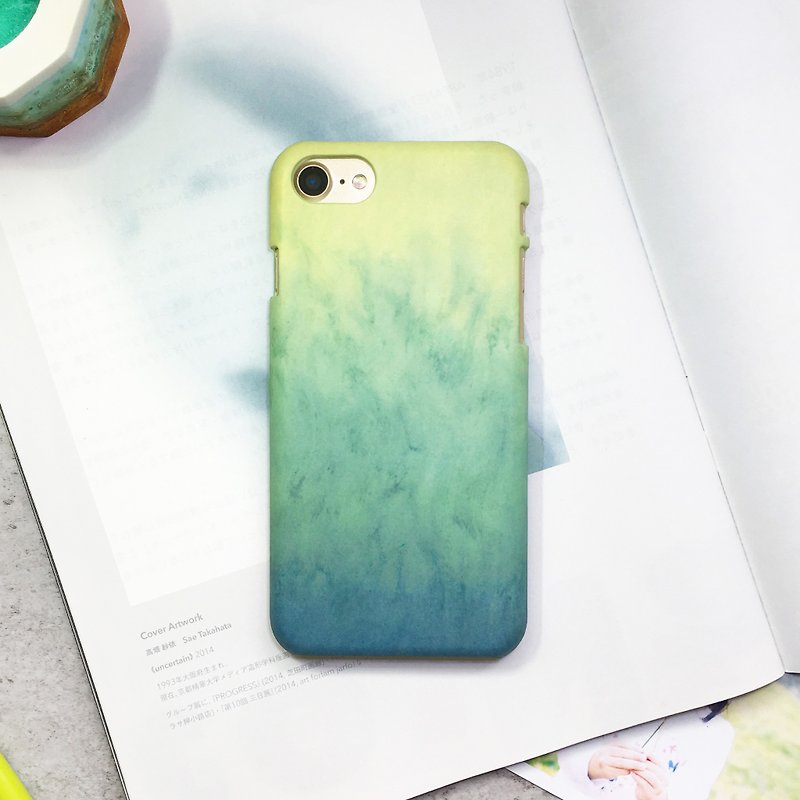 Silent forest-phone case iphone samsung sony htc zenfone oppo LG - Phone Cases - Plastic Green