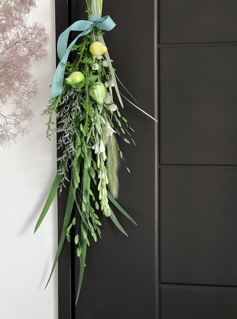端午吊飾 端午花束 倒掛花束 門飾 掛飾 - 擺飾/家飾品 - 植物．花 綠色