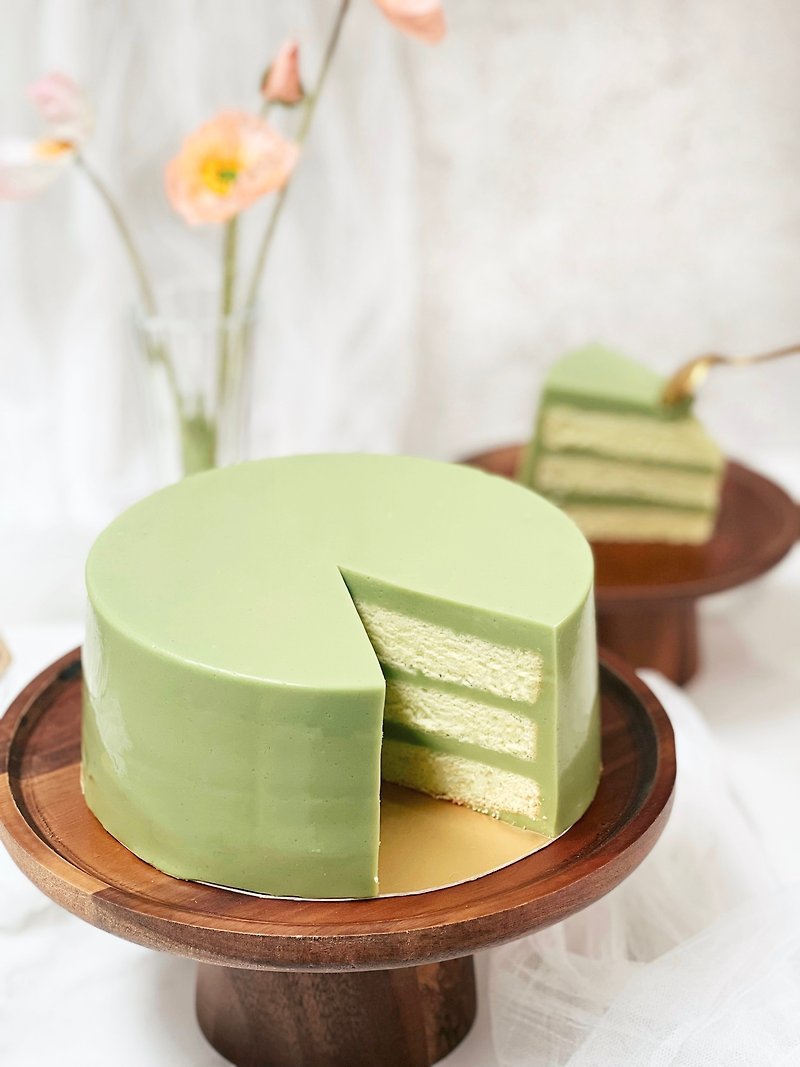パンダンリーフメラルーカ6インチ - ケーキ・デザート - 食材 グリーン