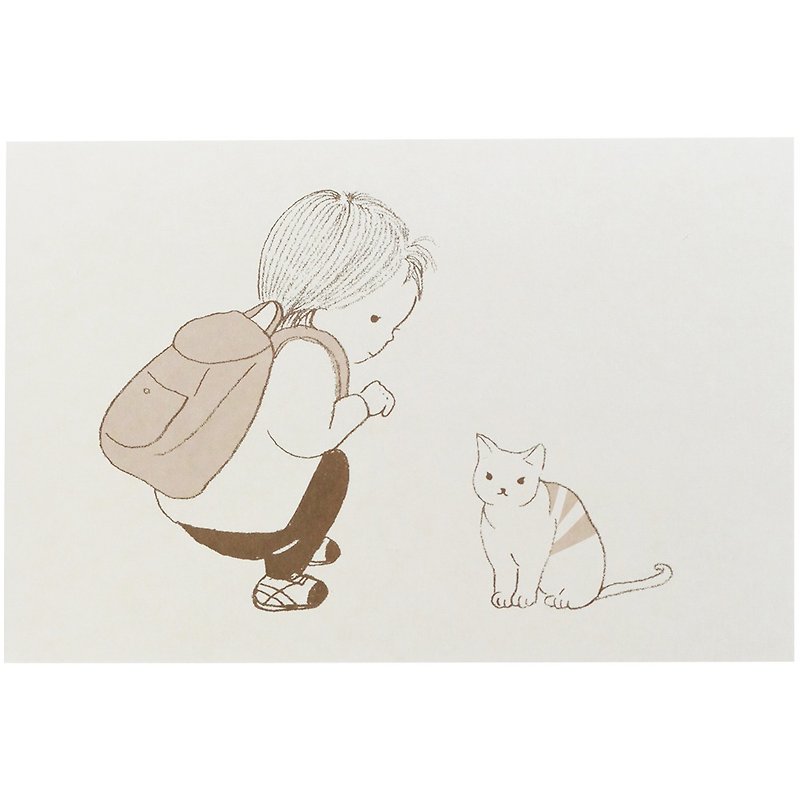 Postcard - Meow - 心意卡/卡片 - 紙 咖啡色