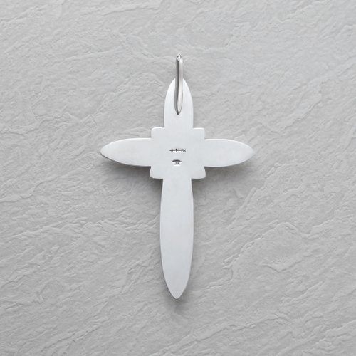 925 silver light burst cross pendant (XL) - Shop anviology