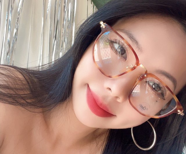 琥珀の宝飾メガネフレーム 7b557a0dd7246d4687560b676f1715