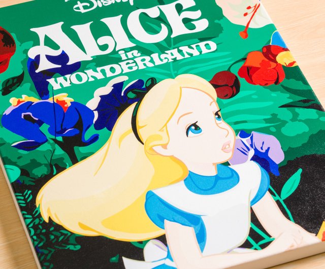 Alice in Wonderland Gift - illustrated Book Gift - Alice Through