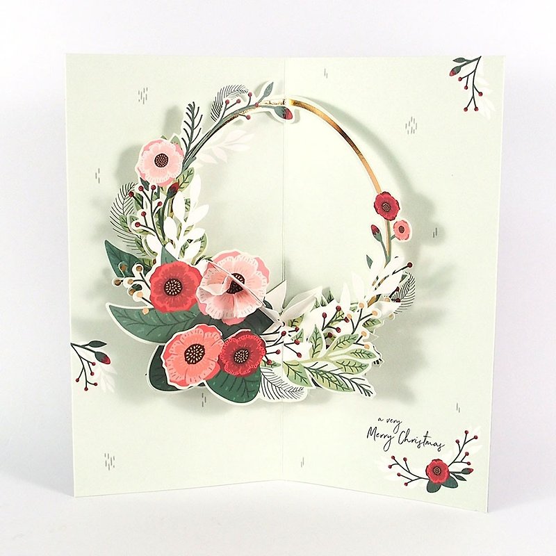 Elegant Wreath [Up With Paper Luxe] - Cards & Postcards - Paper Green